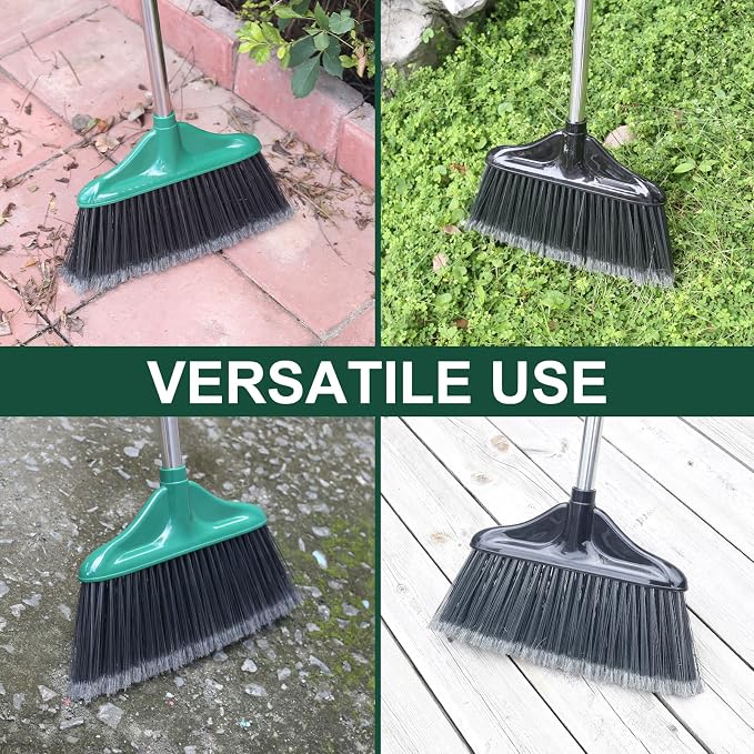 4 PCS Heavy Duty Broom Outdoor/Indoor Commercial Broom - Image 2