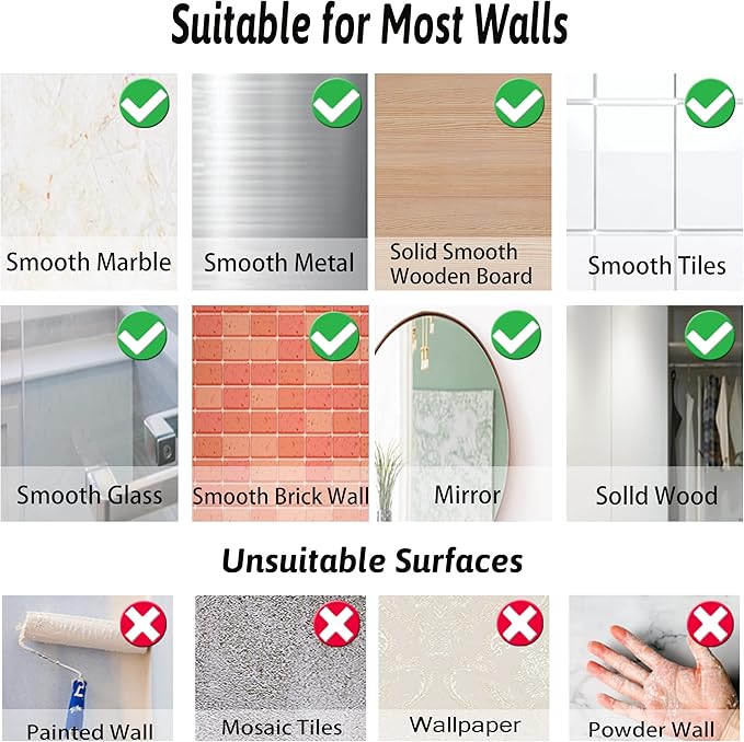 DKHDBD Large Adhesive Hooks, Waterproof Transparent Hooks - Image 6