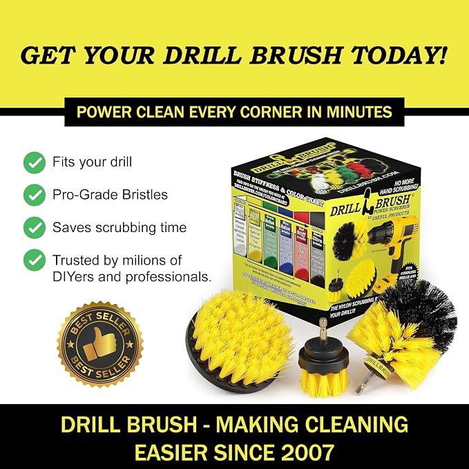 Drillbrush Drill Brush Attachment Set - Image 6