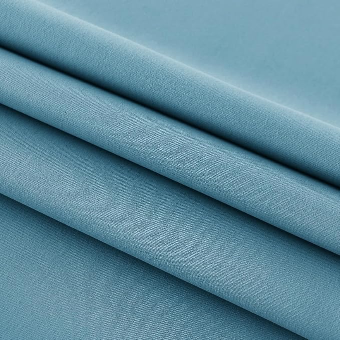 DWCN French Door Curtains – Rod Pocket Thermal Blackout Curtain - Image 5