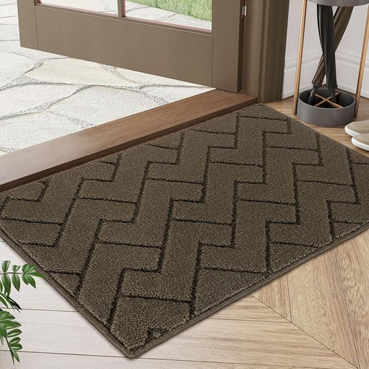 hicorfe Front Door Mat Outside Entrance, Stain and Fade Resistant, Non Slip by Hicorfe