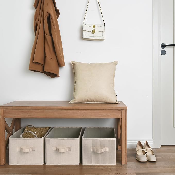 StorageWorks Storage Baskets for Shelves, Foldable Fabric Closet Storage Bins - Image 7