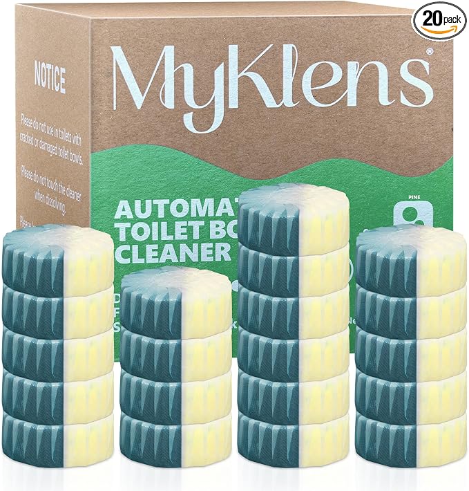 Toilet Bowl Cleaner Tablets, Automatic Toilet Bowl Cleaners, Long-Lasting by MyKlensLife