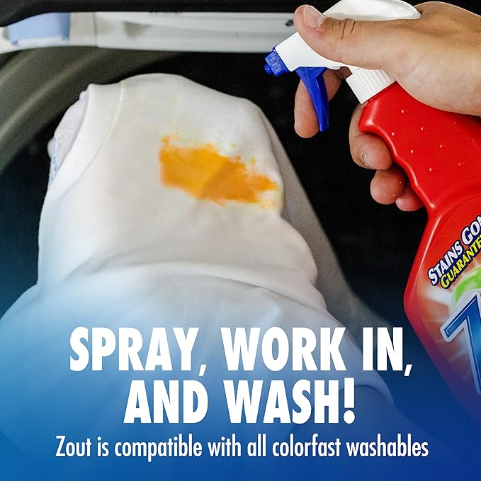 Zout Laundry Stain Remover Spray, Triple Enzyme Formula Removes the Toughest - Image 5