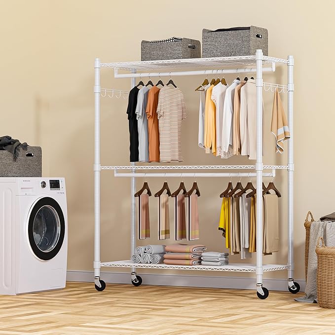 Homdox 3 Tier Garment Rack - Image 7