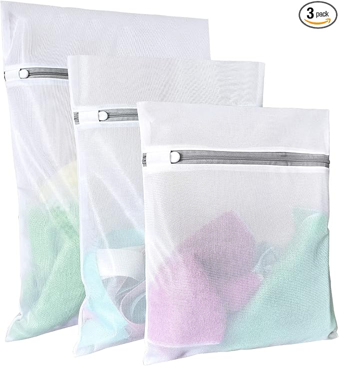 Lingerie Bags for Washing Delicates, Small Fine Mesh Laundry Bags by Unknown