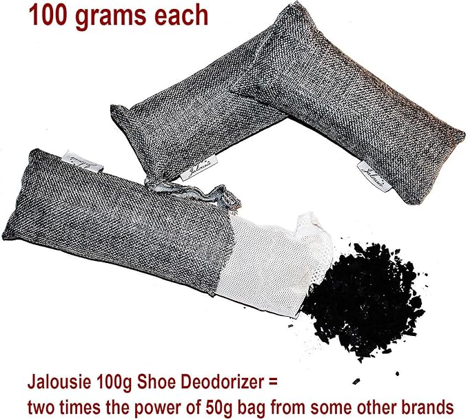 Jalousie 12 Pack Set 100 Grams Each Mini Bamboo Charcoal Bags Natural Air - Image 2