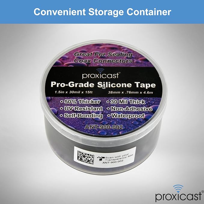 Proxicast Pro-Grade Extra Strong 30mil Weatherproof Self-Fusing Silicone Rubber - Image 5