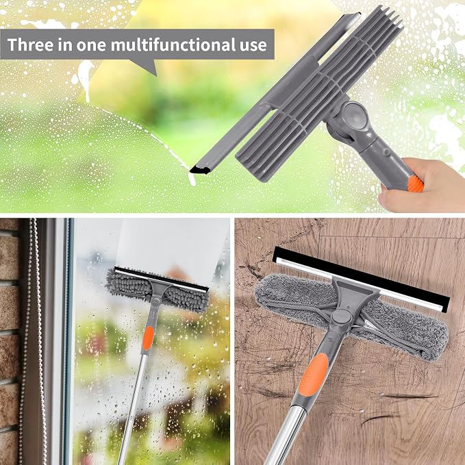 Professional 72'' Window Squeegee Cleaning Washing Tool/Kit - Image 3