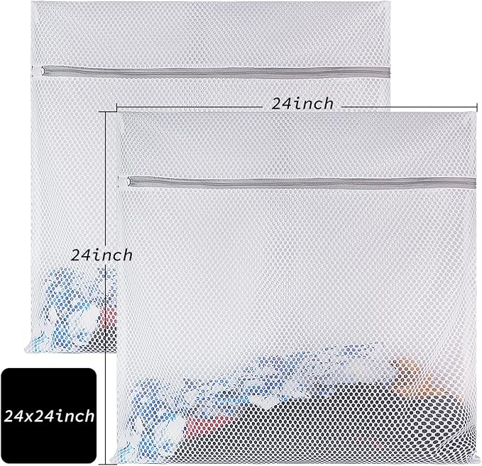 2 XX-Large Honeycomb Mesh Laundry Bag Delicates Durable - Image 4