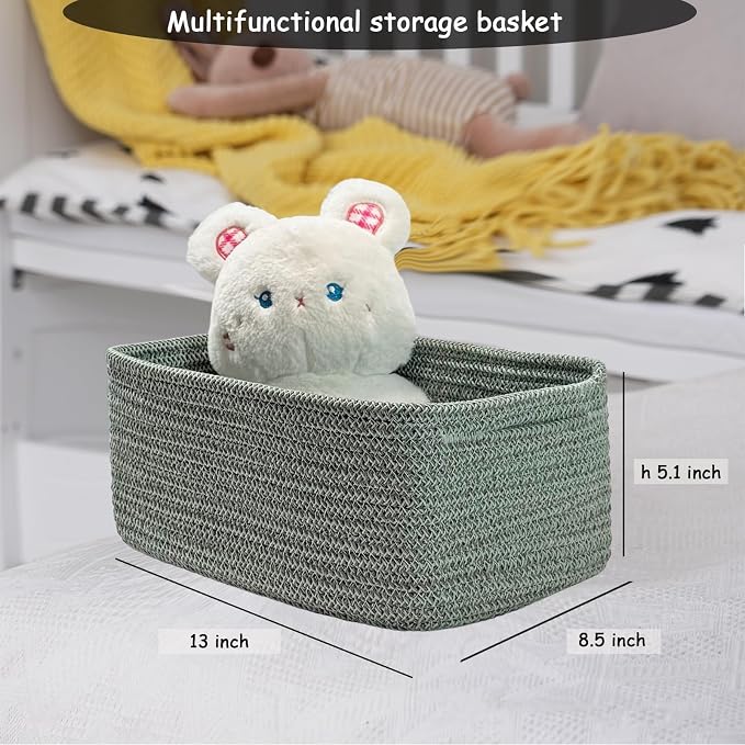 COMFY-HOMI 13" x 8.5" x 5.1"Storage Baskets - Image 3