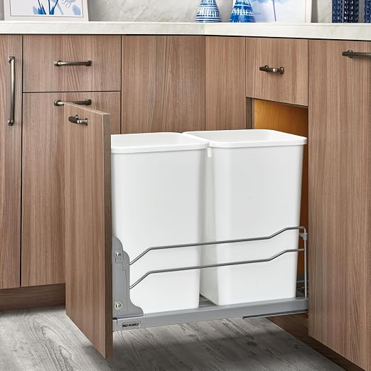 Rev-A-Shelf Double Pullout Trash Can - Image 4
