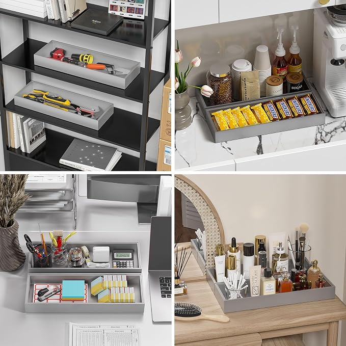 Bamboo Drawer Organizer, Extra Large Silverware Organizer - Image 6