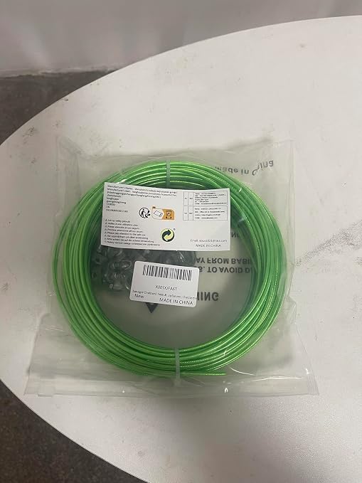 3/16" Wire Rope, 100 Ft PVC Coated Wire Cable Metal Steel Cable Trellis Kit - Image 8