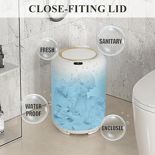 Automatic Motion Sensor Bathroom Trash Can - Image 4