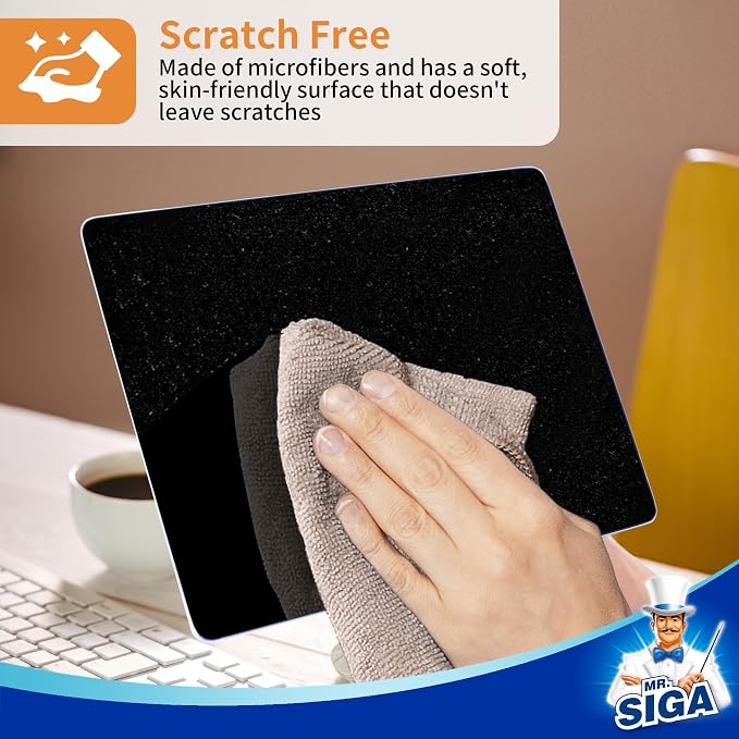 MR.SIGA Microfiber Cleaning Cloths, All-Purpose Surface Microfiber Towels - Image 5