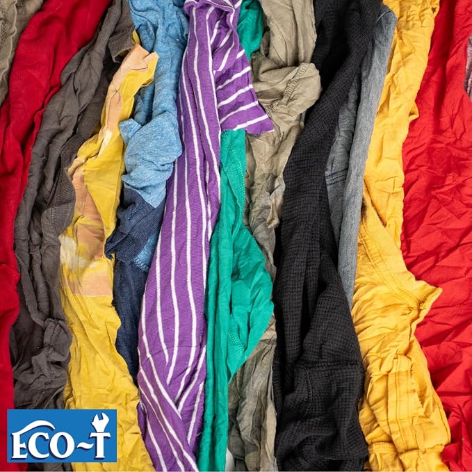 6 x 4 Lb Bags Eco-T Mechanic Shop Rags - Image 7
