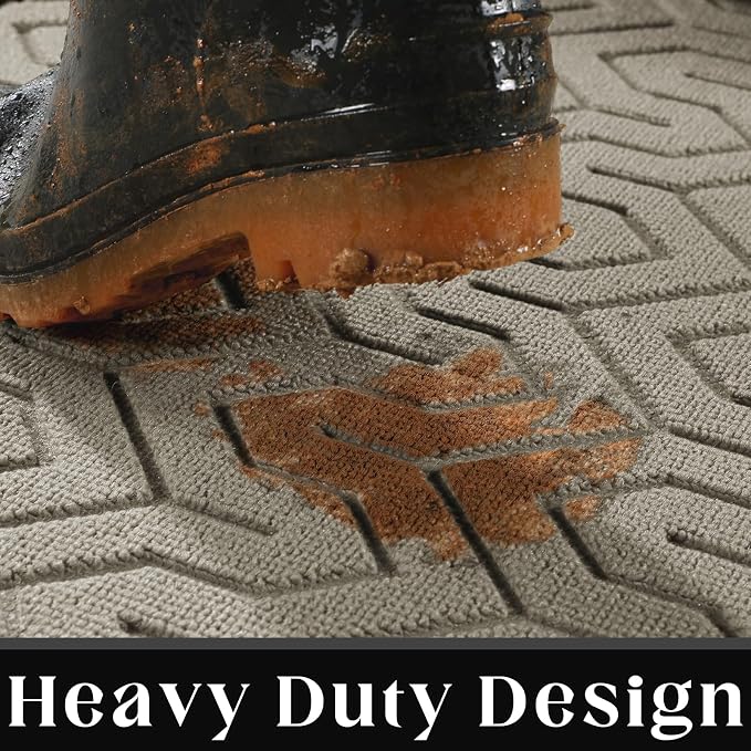 Yimobra Large Door Mat Outside Entrance 47x24, Waterproof Heavy Duty Outdoor - Image 3