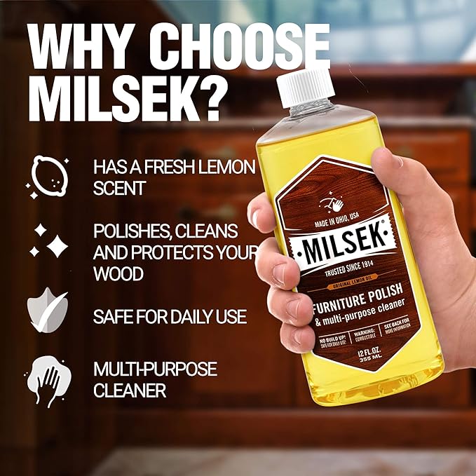 Milsek Furniture Polish and Wood Cleaner - Image 9
