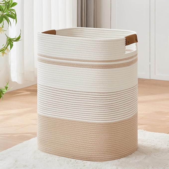 Laundry Basket with Handles by AINUOQI