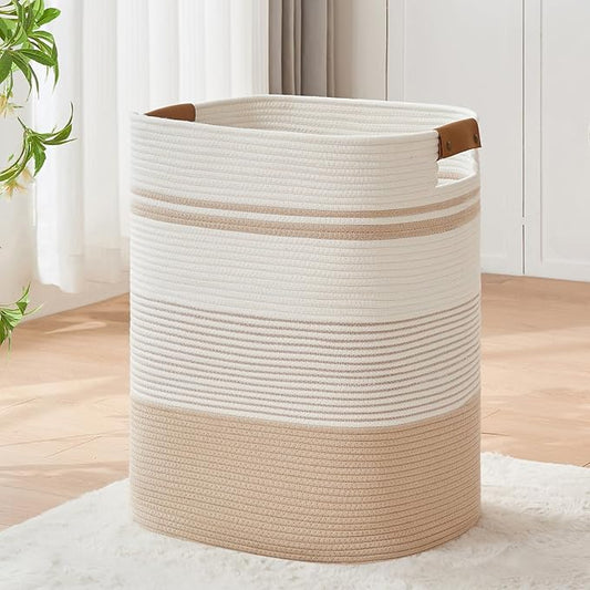 Laundry Basket with Handles by AINUOQI