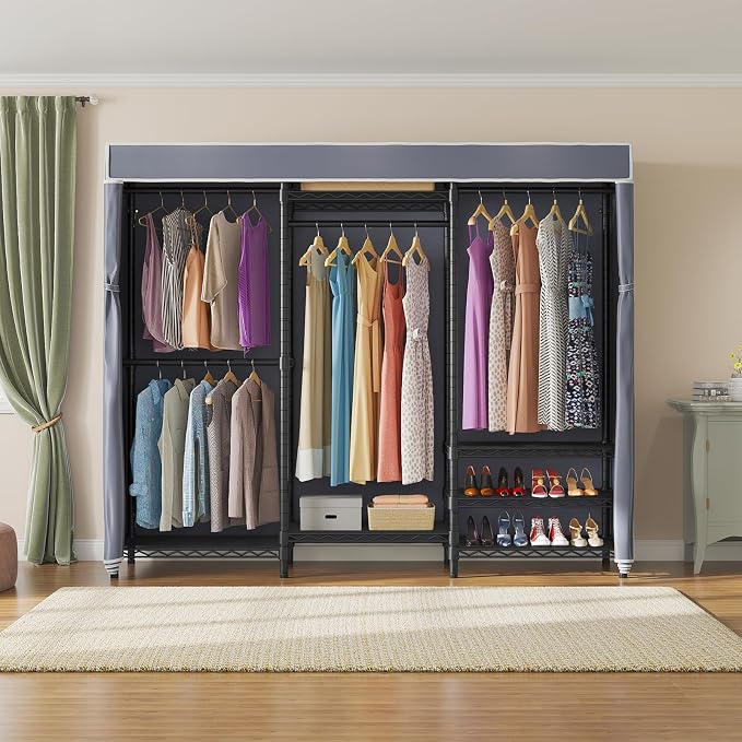 VIPEK V5C Portable Clothes Closet Wardrobe Bedroom Armoires Heavy Duty Covered - Image 8
