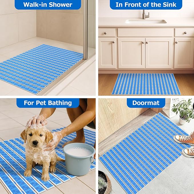 Matace Non Slip Rubber Bathtub & Shower Mat - Image 6
