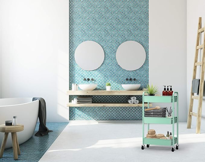 CAXXA 3-Tier Rolling Metal Storage Organizer - Image 9