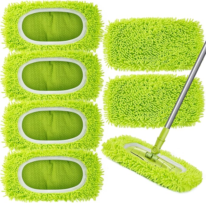 Reusable Dry Sweeping Cloths Microfiber Wet Mop Pads Compatible by Unoutur