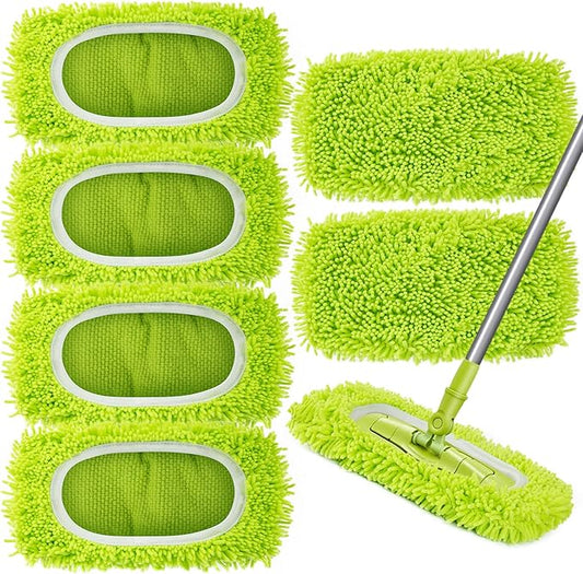 Reusable Dry Sweeping Cloths Microfiber Wet Mop Pads Compatible by Unoutur