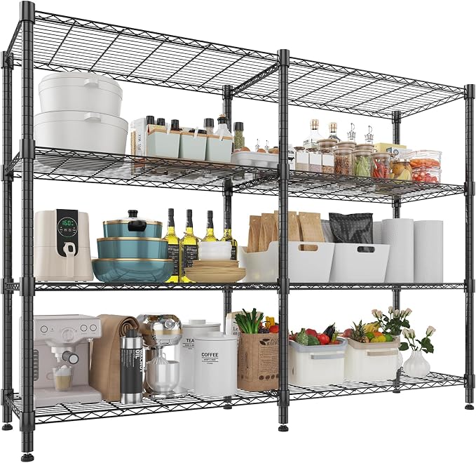 Himimi 4-Tier Adjustable Metal Shelving by Himimi