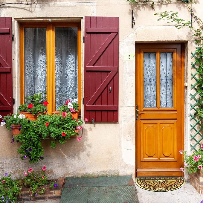 CHICHIC Welcome Door Mat 18 x 30 Inch Front Doormat Outdoors - Image 7