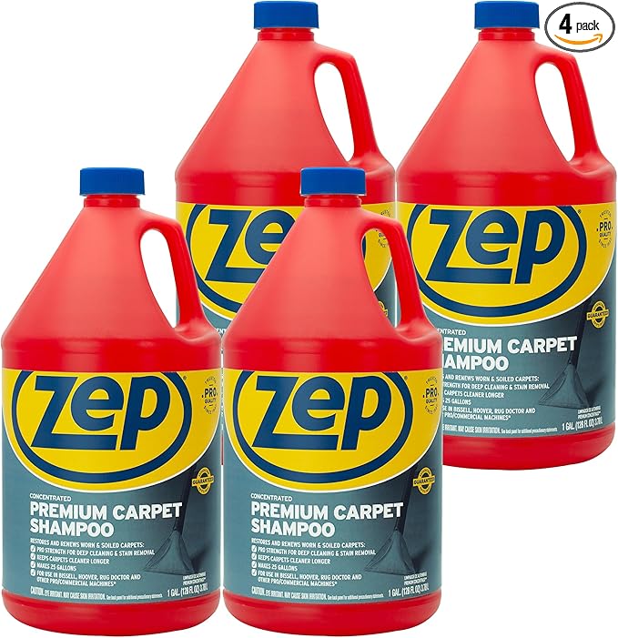 Zep Premium Carpet Shampoo - 1 Gal - ZUPXC128 - Deep Cleaning and Stain Removal by Zep