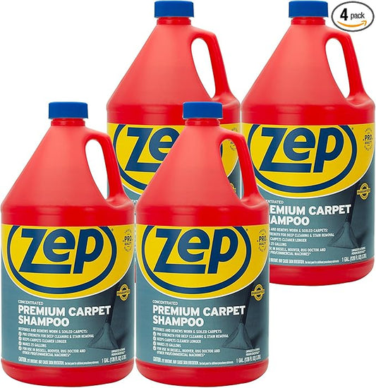 Zep Premium Carpet Shampoo - 1 Gal - ZUPXC128 - Deep Cleaning and Stain Removal by Zep