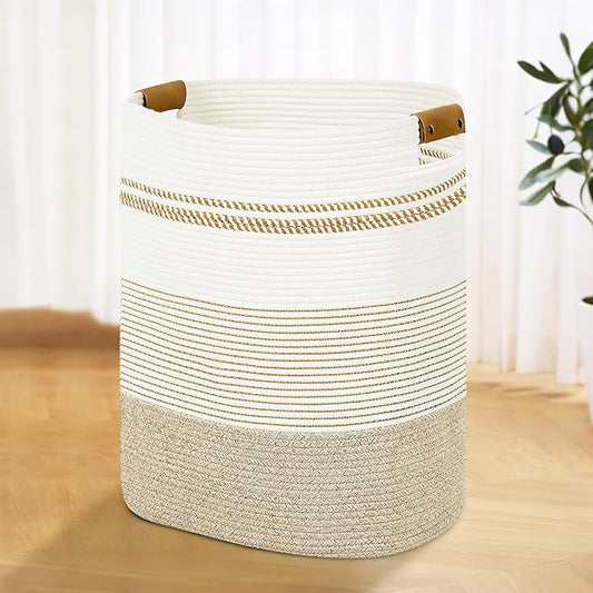 Laundry Basket with Handles by AINUOQI