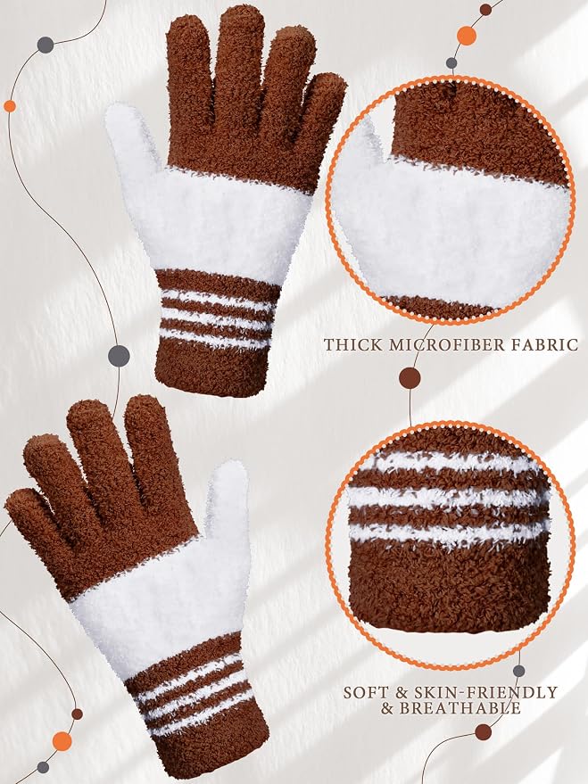 Patelai 3 Pairs Microfiber Plant Dusting Gloves Leaf Cleaning Gloves - Image 5