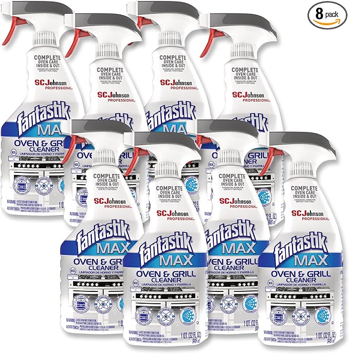 SC Johnson Professional, Fantastik Max Oven & Grill Cleaner Spray, Cleans by SCJP