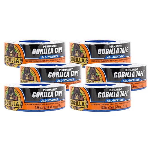 Gorilla All Weather Duct Tape, 1.88" x 25 yd by Gorilla