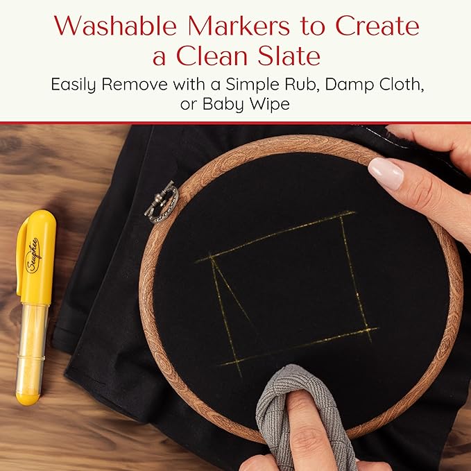 Fabric Markers for Sewing – Ergonomic Tailors Chalk Pen - Image 5