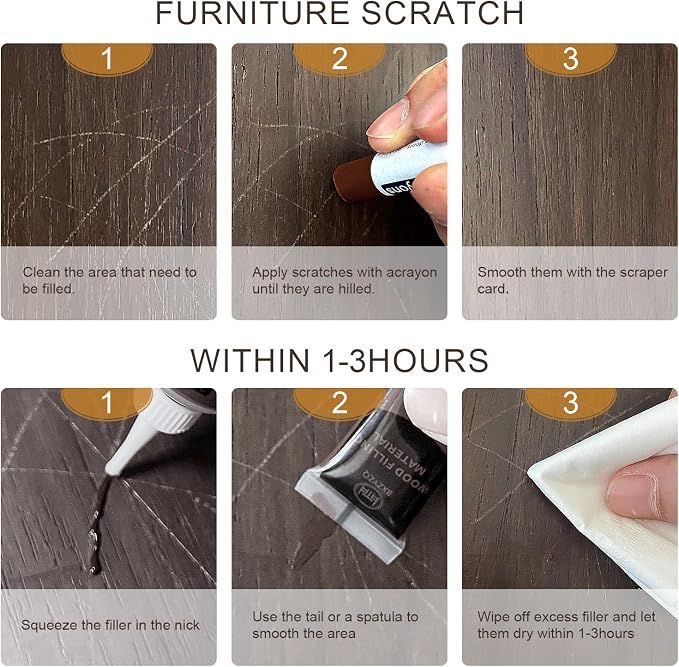 Multi-Color Wood Filler Kit | Professional Repair - Image 6