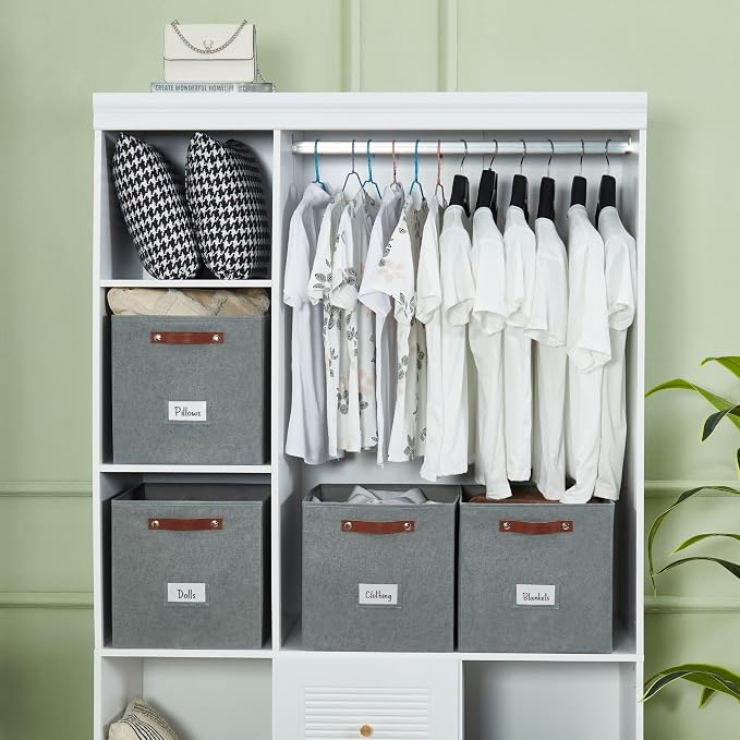 DECOMOMO Storage Cubes, Fabric Organizer Bins - Image 9