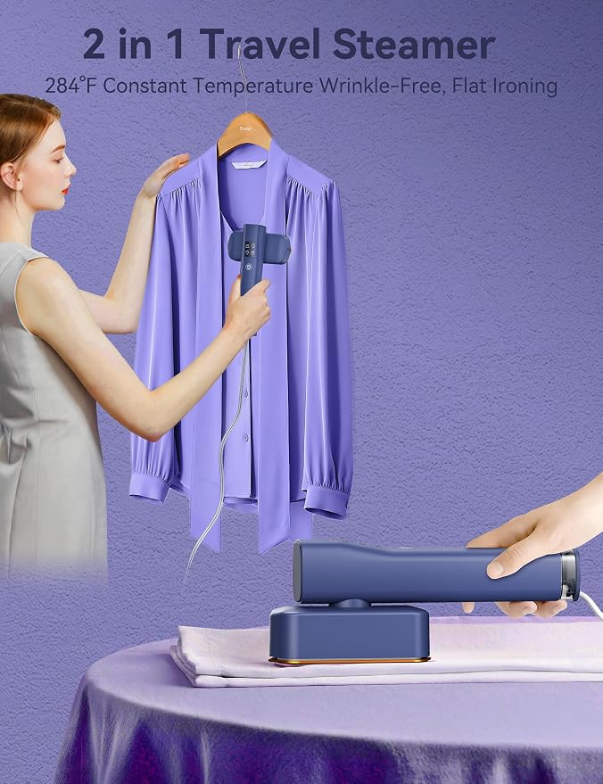 Steamer for Clothes, Sundu Portable 2-in-1 Steamer & Iron, 15s Heat-up - Image 2