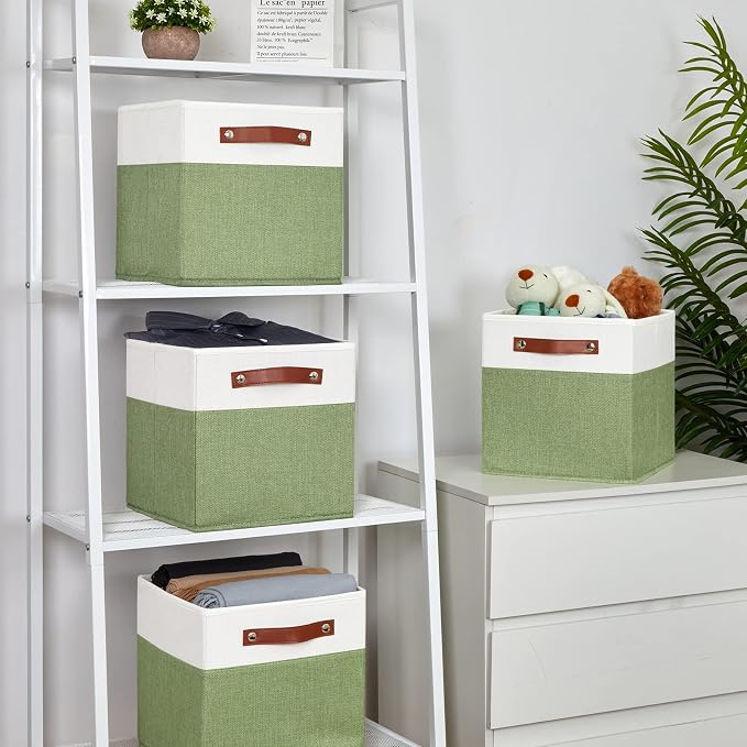 Temary Fabric Storage Bin 11x11 Cube Storage Bins - Image 6