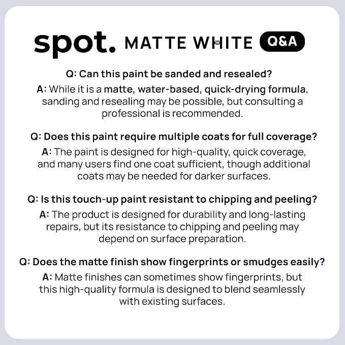 spot. Touch-Up Paint | Matte Finish - Image 7