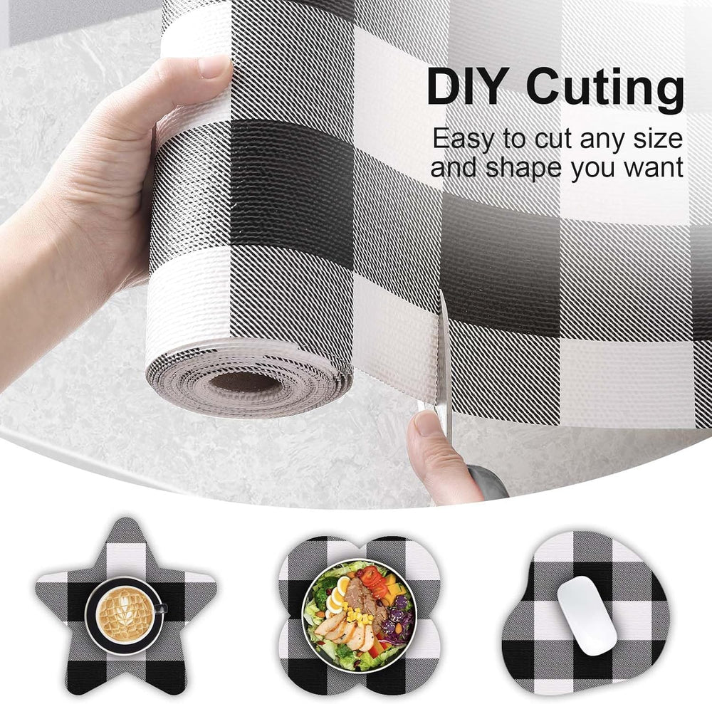 Shelf Drawer Liners for Kitchen Cabinet Non-Adhesive 17.5In x 20FT