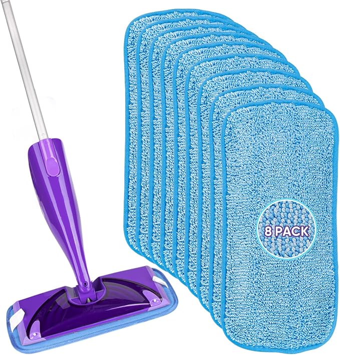 HOMEXCEL Reusable Mop Pads Compatible by HOMEXCEL