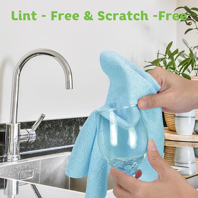 Matthew Microfiber Cleaning Cloth Roll 72Pack Reusable Paper Towels&Washable - Image 6