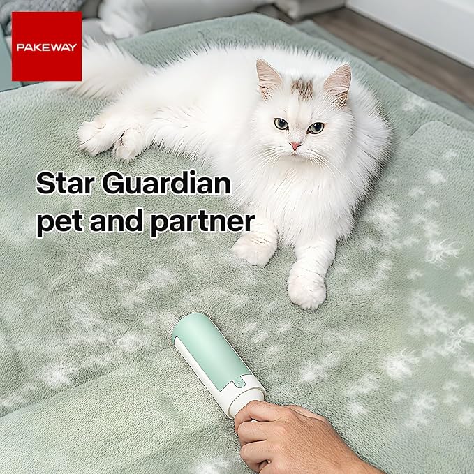 PAKEWAY 2 Pack Pet Hair Removal Tool, Reusable Dog & Cat Fur Remover - Image 2