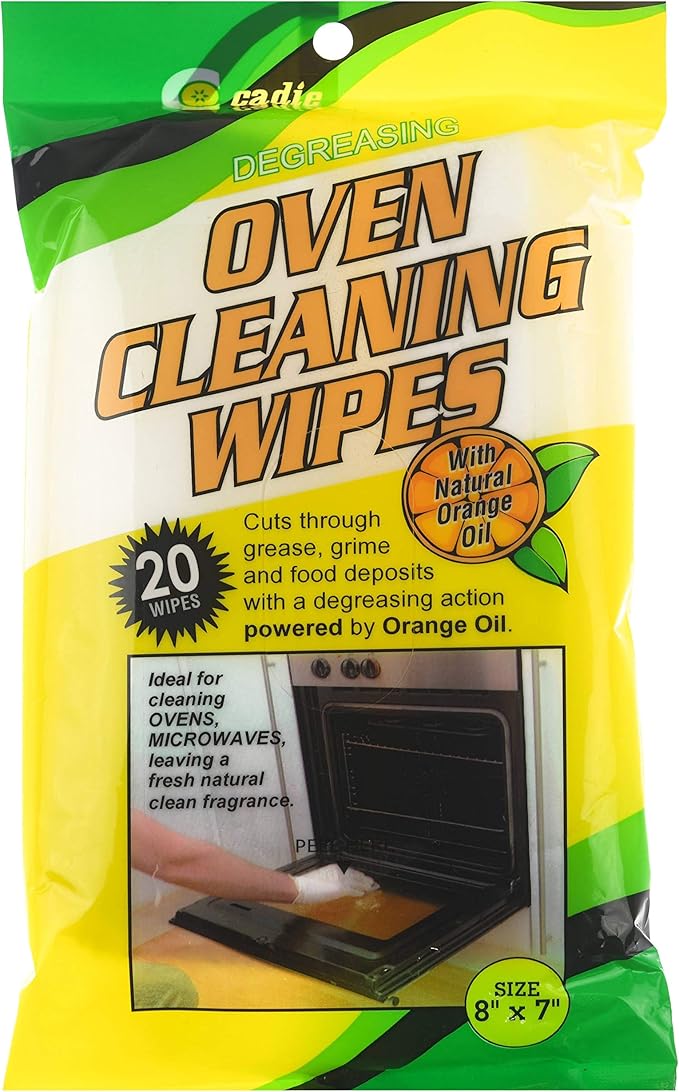 Cadie Degreasing Oven Cleaning Wipes 20 Wipes by Cadie