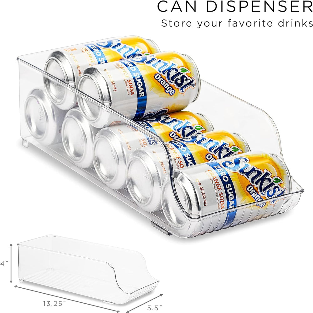 Sorbus Fridge Organizers and Storage Bins for Pantry & Fridge (6 Piece Set)